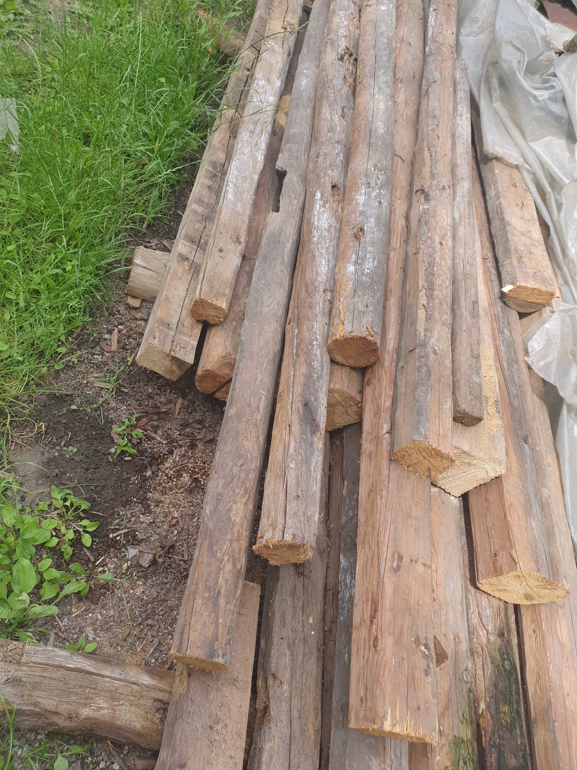 Stare belki z rozbiórki stodoły rustykalne naturalne