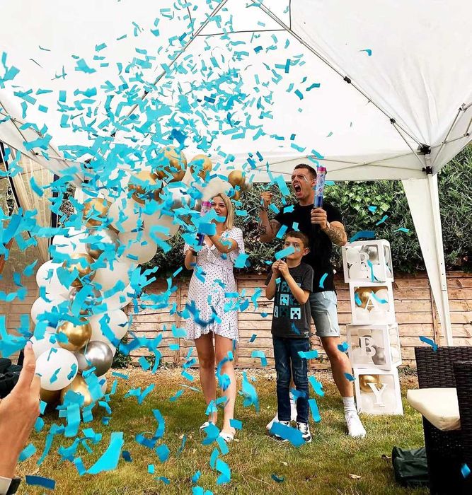 Хлопавка для гендер паті (хлопушка) — синя або рожева