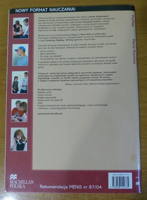 ForMat intro, Elementary - Workbook (ćwiczenia), NOWE