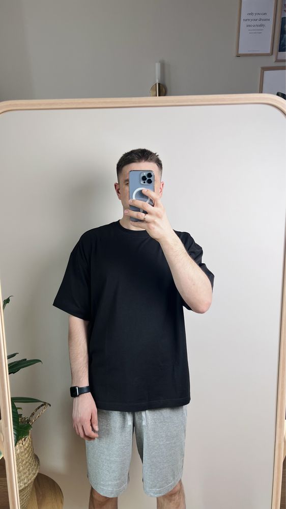 Футболка H&M Oversized Fit в 2 х кольорах