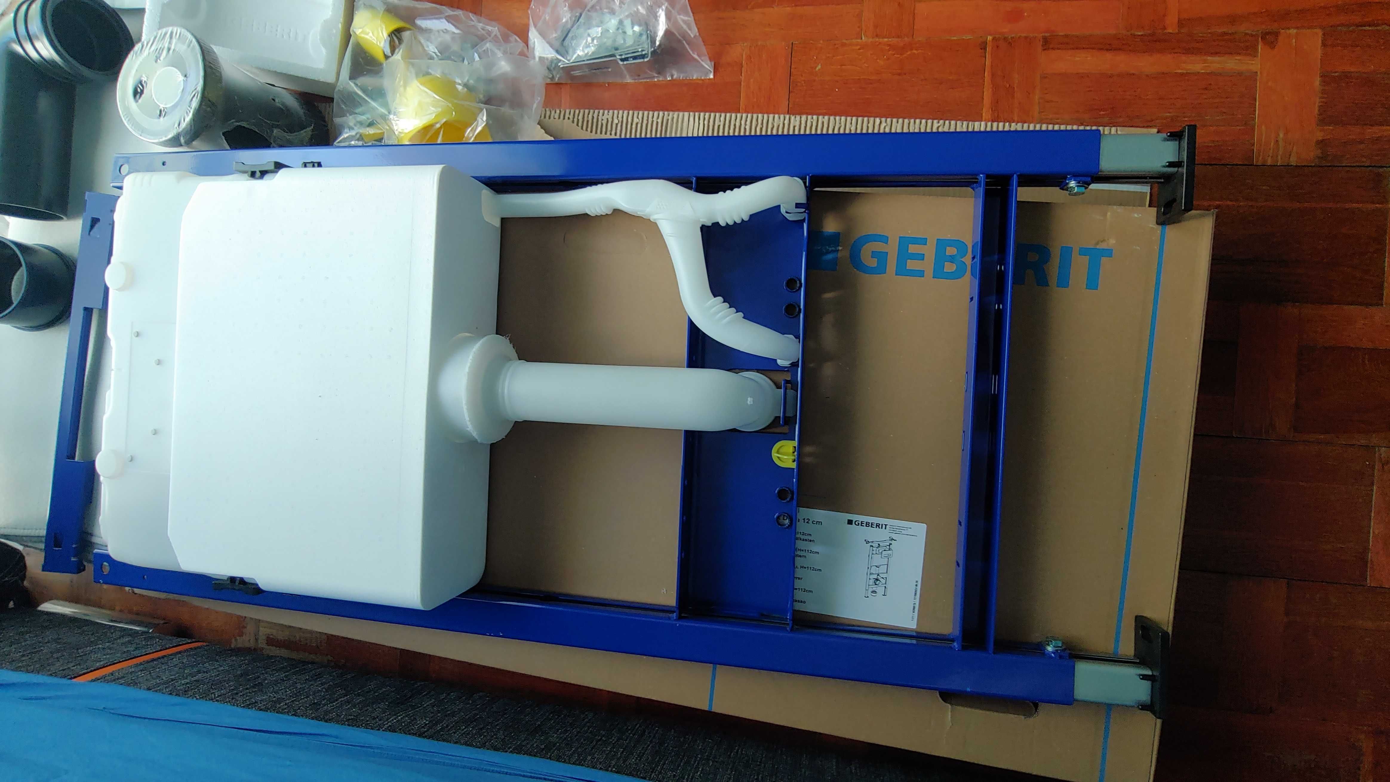 Stelaż podtynkowy WC Geberit Unifix 50 cm srebrny lub czarny przycisk