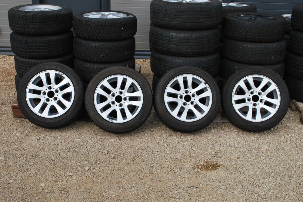 Koła 205/55 R16 5x120 Alufelgi + opony zimowe BMW E46 E90 E91 E87 F20