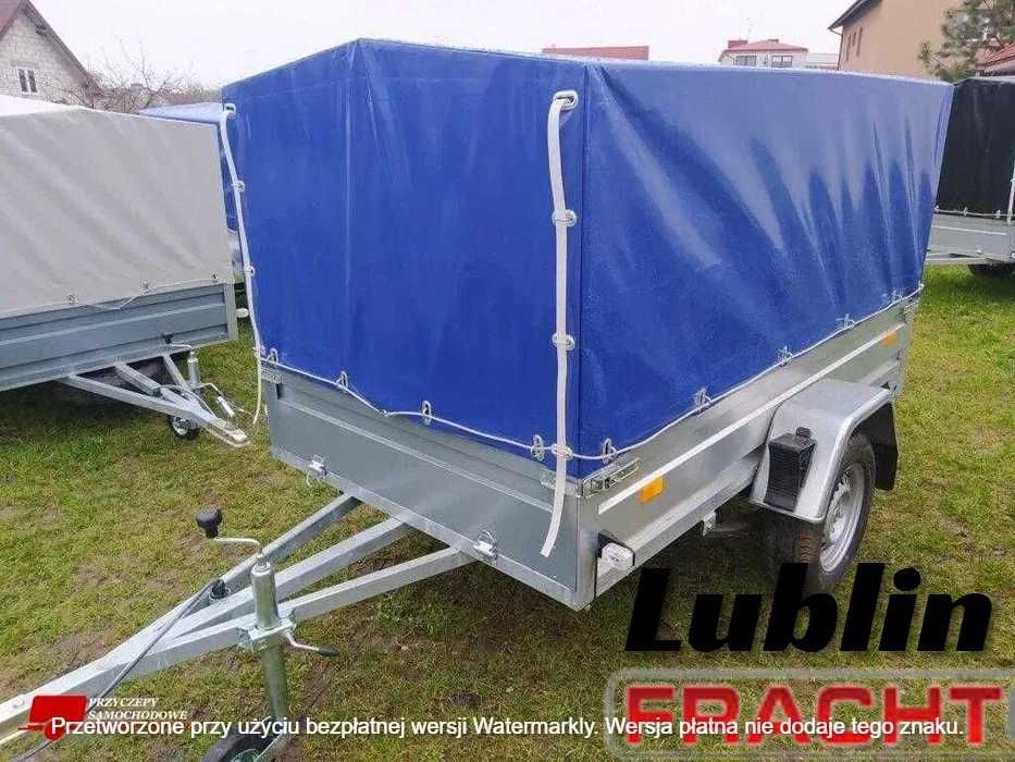 Przyczepa spawana Fracht zawieszenie resor profil zamkni wym 230x125cm