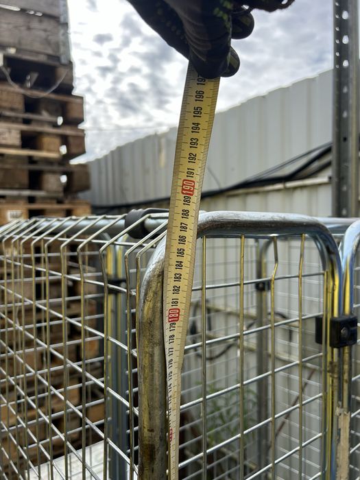 Wózek magazynowy rollkontener wózek siatkowy