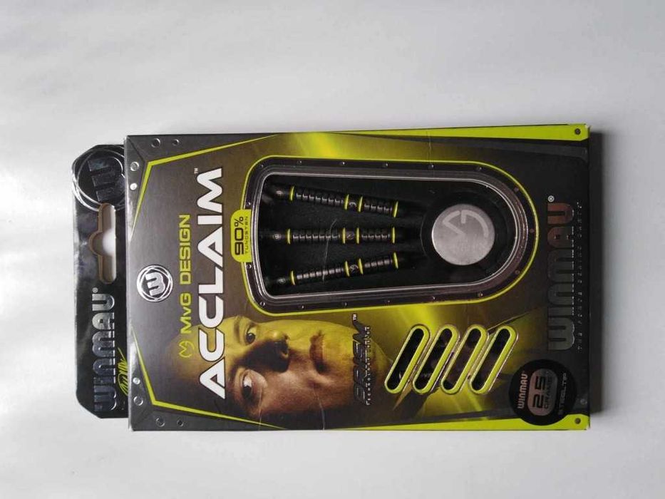 Lotki Acclaim Winmau MVG 25g wolfram 90% NOWE
