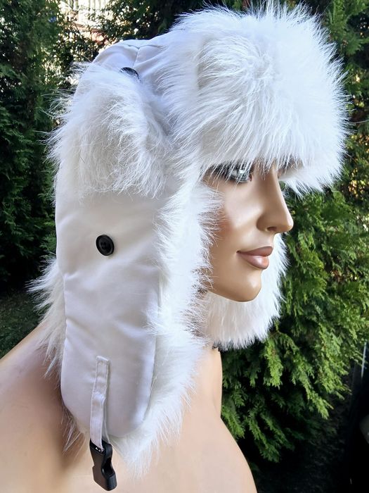 Zimowa czapka uszatka damska ocieplana nowa Wyprzedaż !