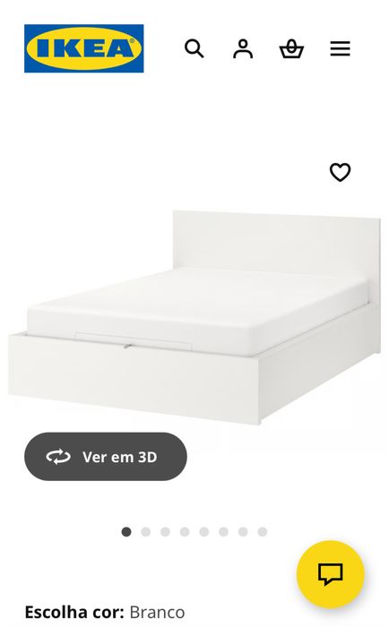Cama casal 140x200 cm