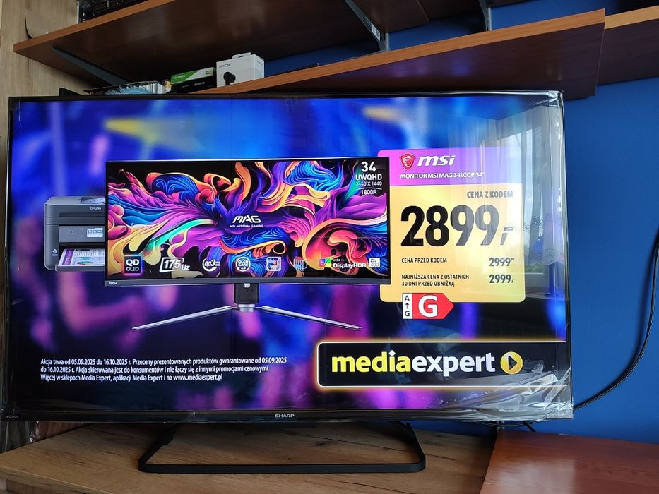 Tv Sharp Qled 43GR8765E Google tv Dolby Vision Atmos HDR10