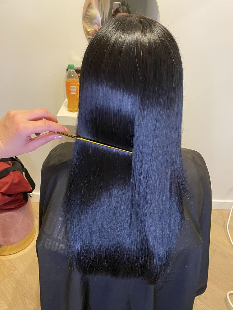 Keratynowe prostowanie włosów, botoks Diamond Touch Luxury Keratin