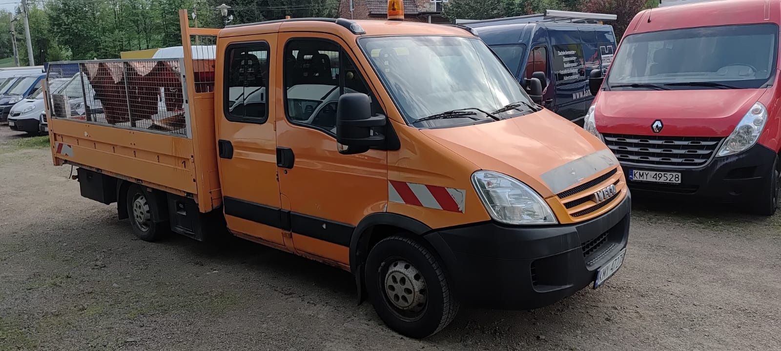 Iveco doka brygadówka brygadowy ducato 6 osobowy rama
