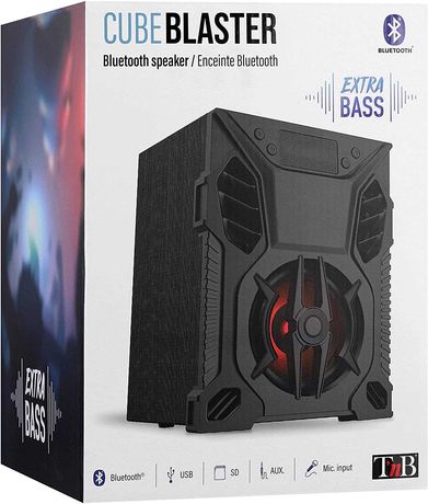 Cube blaster bluetooth speaker e Microphone T'nb vocal performance