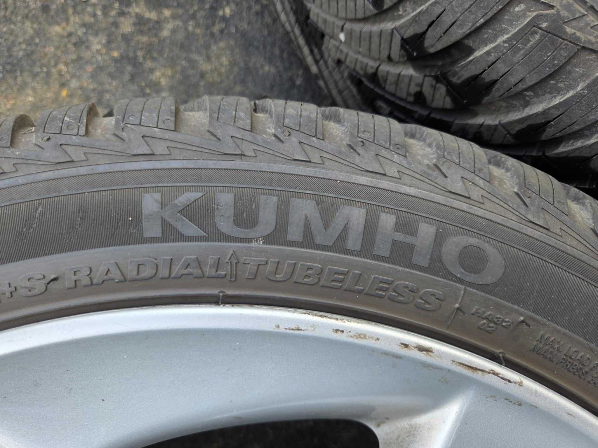 Koła/Felgi Toyota Prius 2014/15+Opony Kumho Solus4S 215/45R17 całorocz