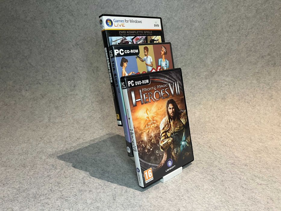 Stojak wystawowy na 3 gry