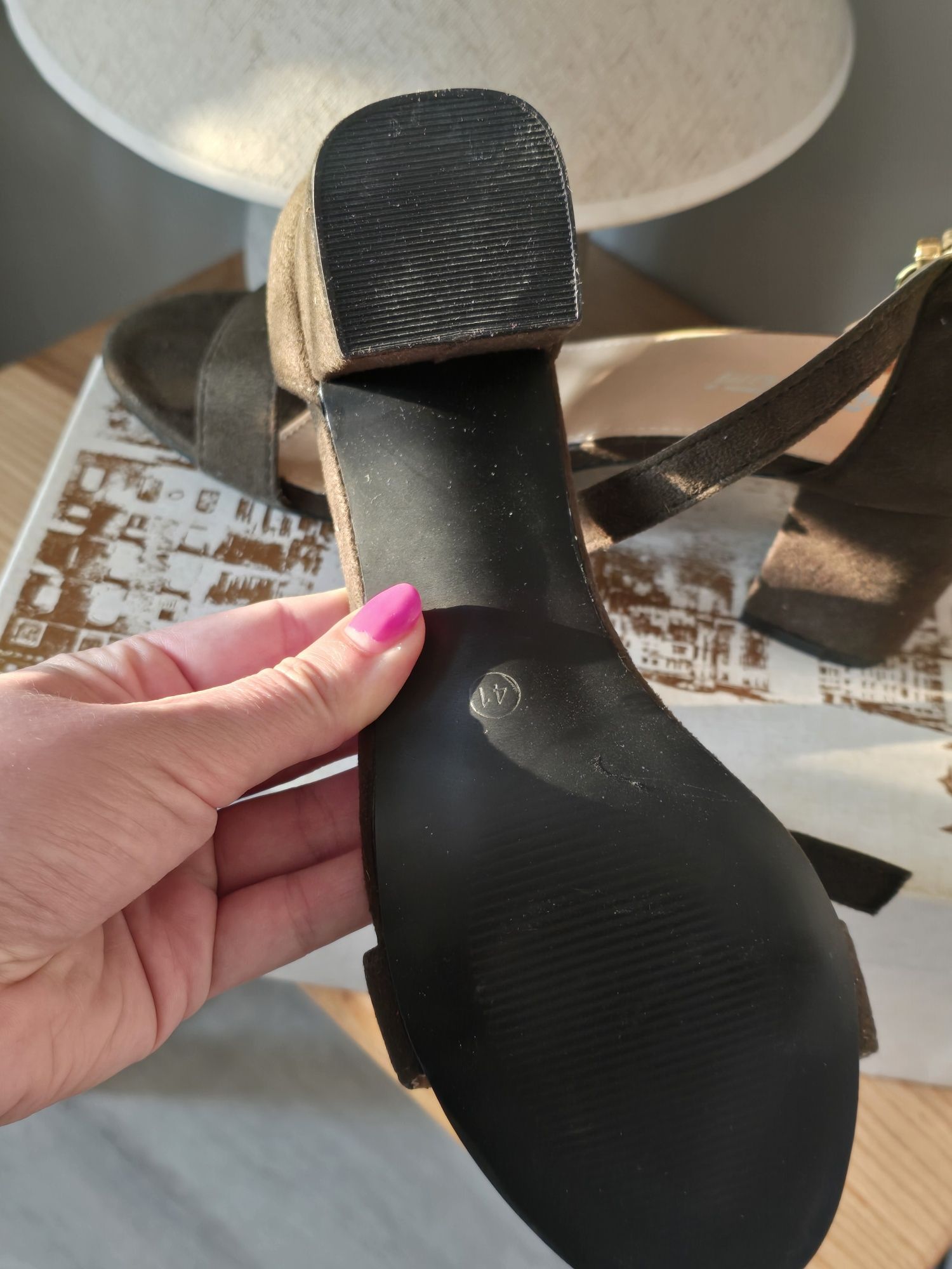 Buty damskie 41, khaki