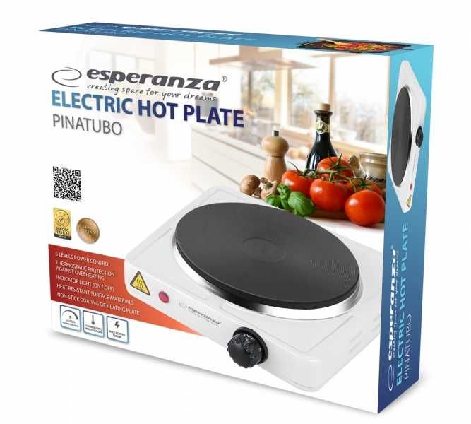 Kuchenka elektryczna Esperanza Pinatubo biała; Lombard Jasło Igielna