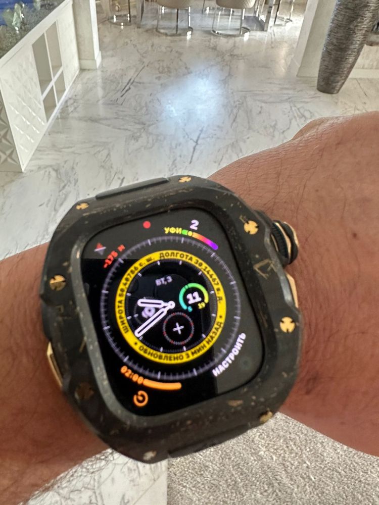 Apple  watch з ремінцем Golden concept 2000$