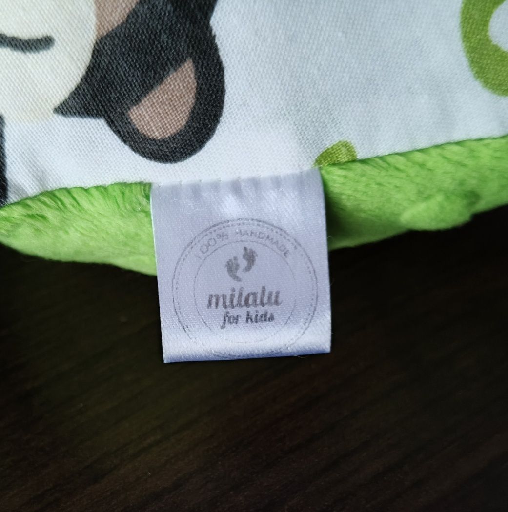 Antywstrząsowa poduszka Motylek Zagłówek Minky Małpki  Milalu