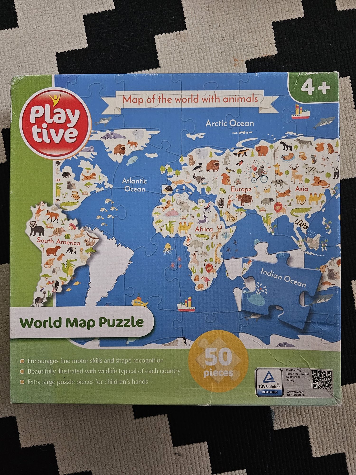 Puzzle mapa świata