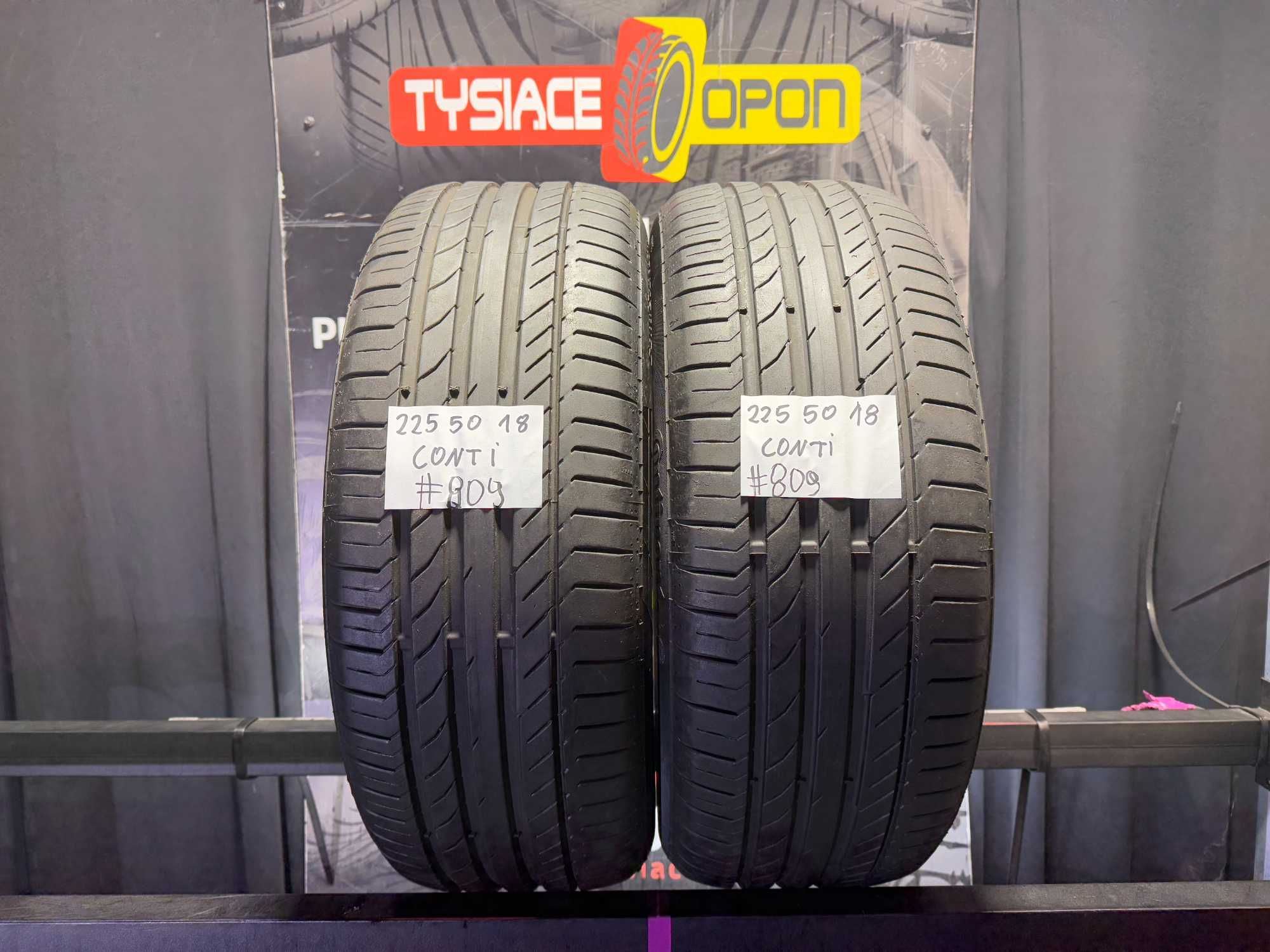 Opony Letnie 225/50/18 CONTINENTAL SPORTCONTACT #809