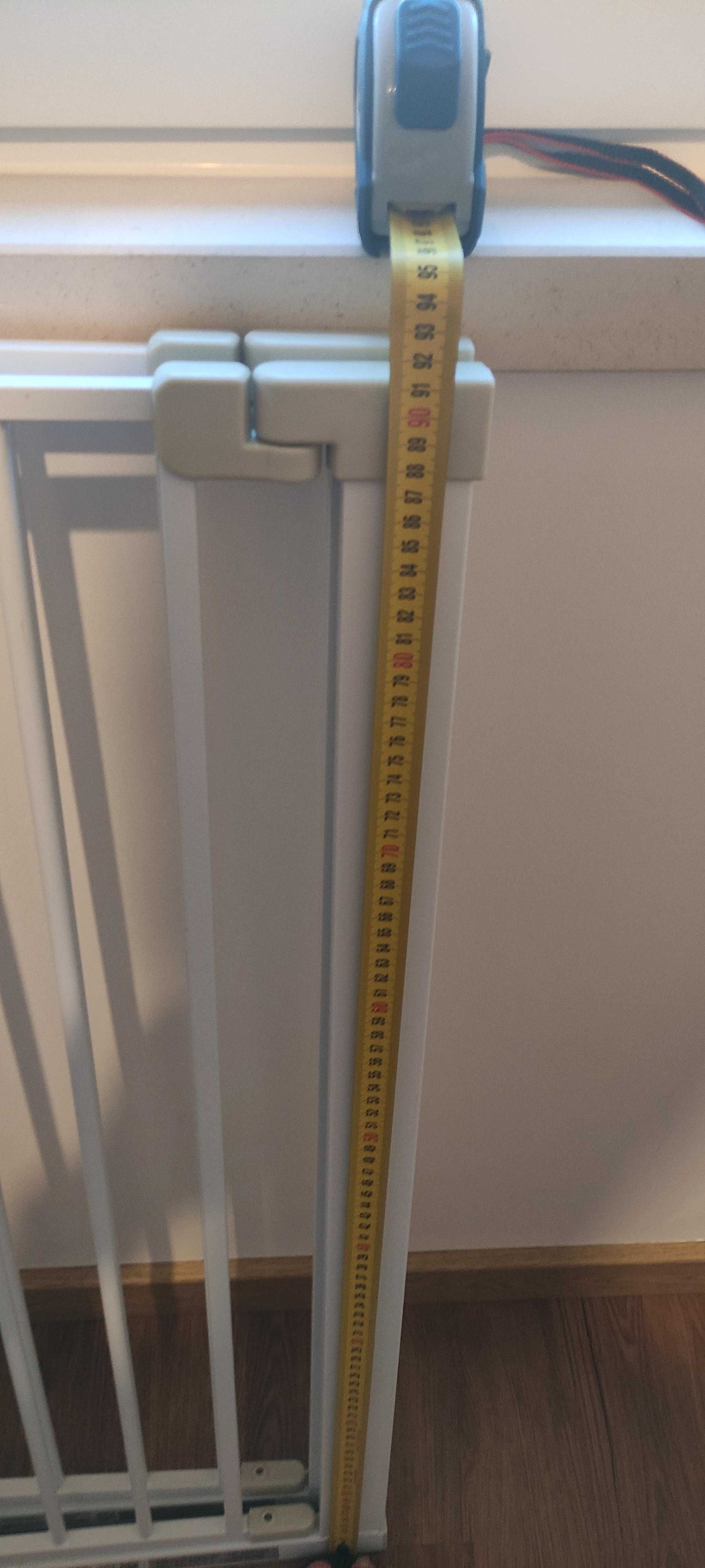 Safety 1st Barreira Easy Close Extra Tall 91cm Metal White 73-80cm