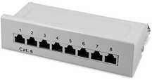 Kwmobile 8-portowy panel krosowy Cat6