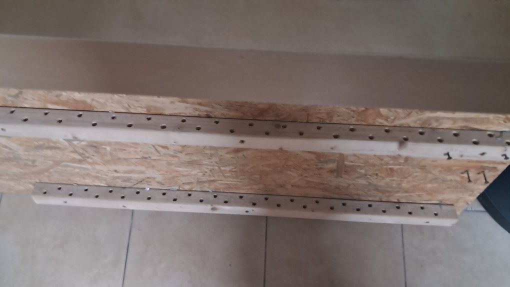 Ścianka tablica warsztatowa z półką OSB  18mm 123x82