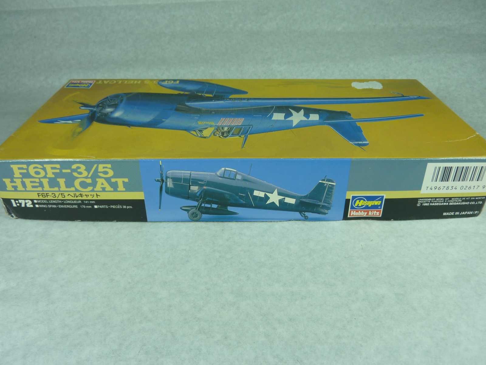 Model Samolotu 1-72  Hellcat F 6 F -3/5