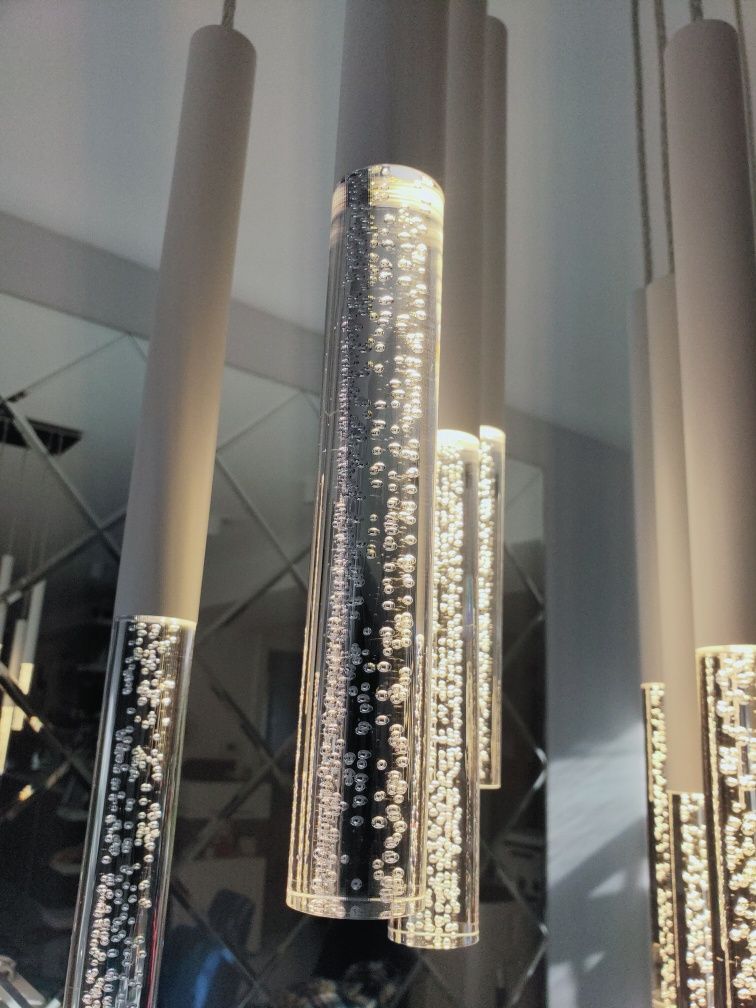 Lampa wisząca One Led Zuma Line biało srebrna