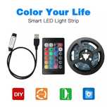 Fita Luz LED por USB + Controle Remoto Escolher as Cores NOVOS