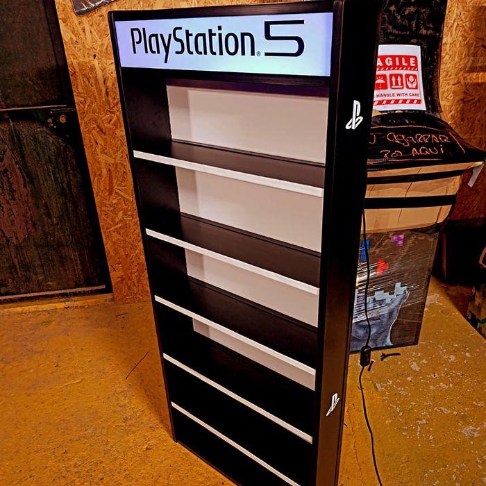 Expositor PS5  capacidade 260 jogos