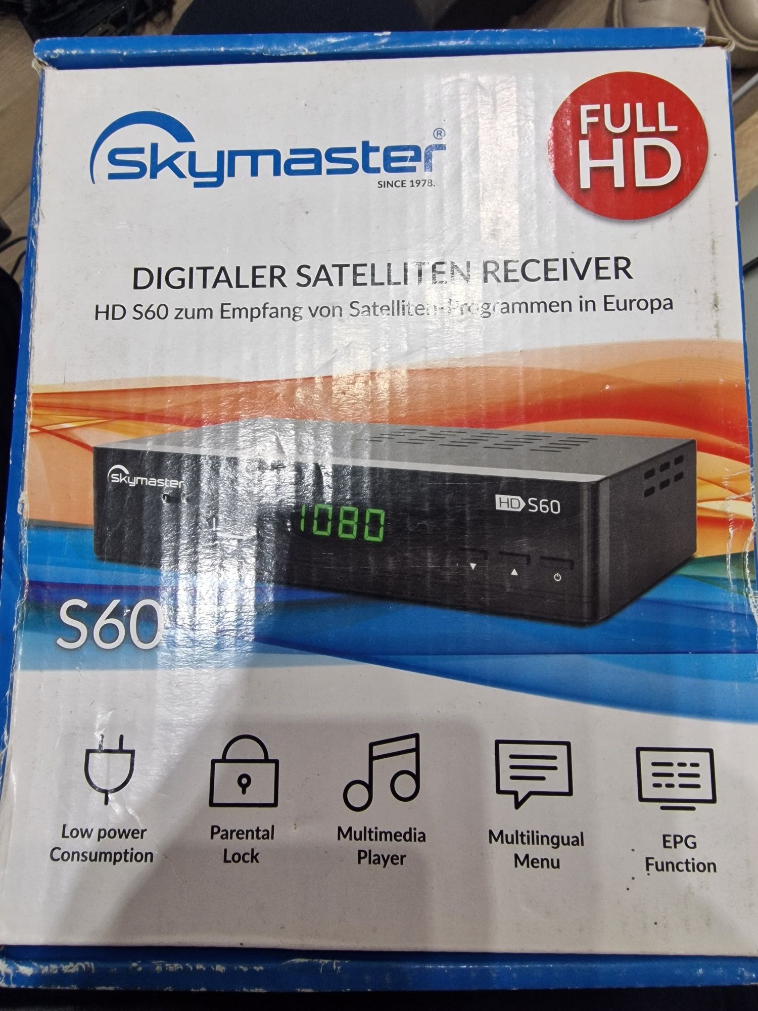 SKYMASTER dekoder FTA Satelitarny