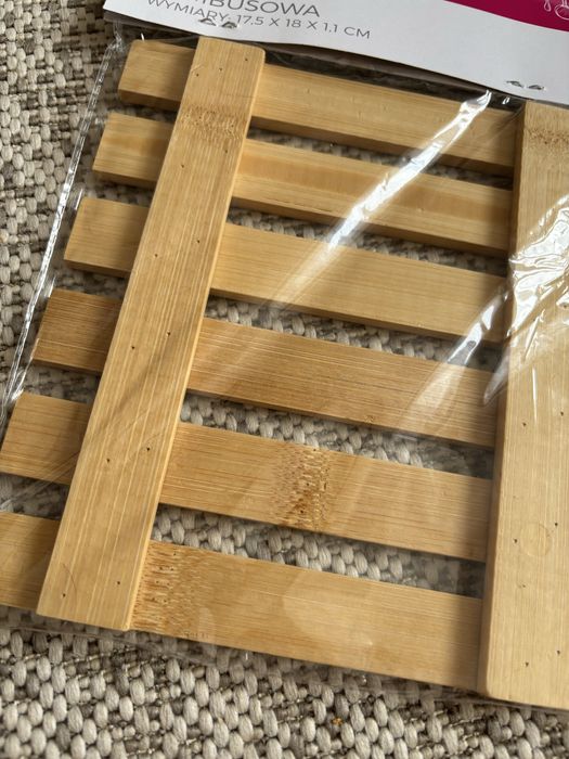 Podkładka bambusowa nowa