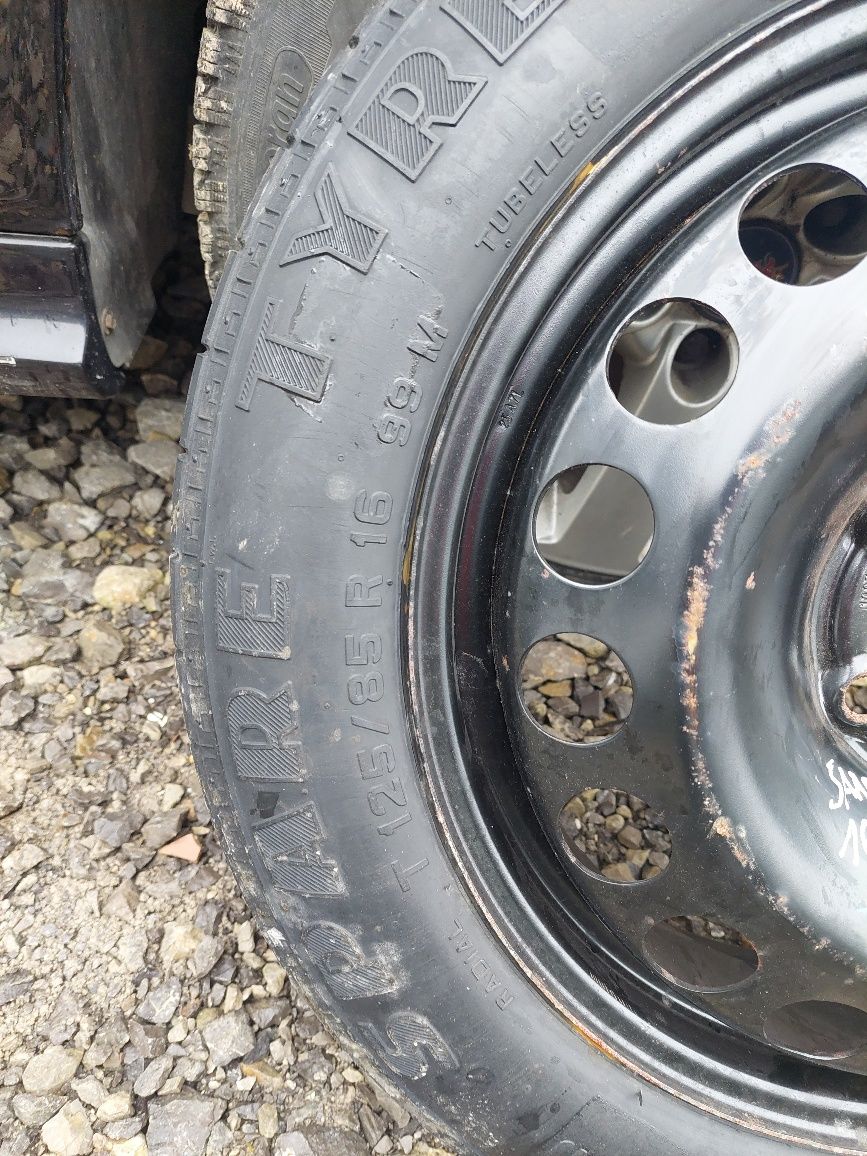 Koło dojazdowe saab 93 opel 5x110 Pirelli 125/85 r16 9-3 fl 2007r