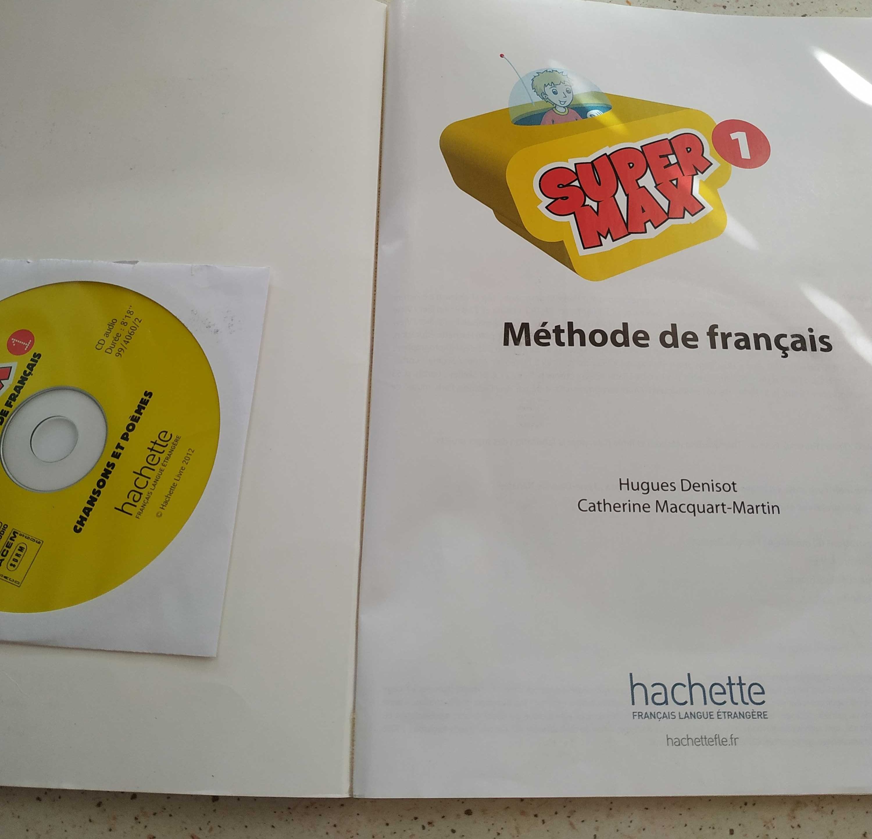 Super MAX 1 - Podręcznik z płytą CD do języka francuskiego w sz. podst
