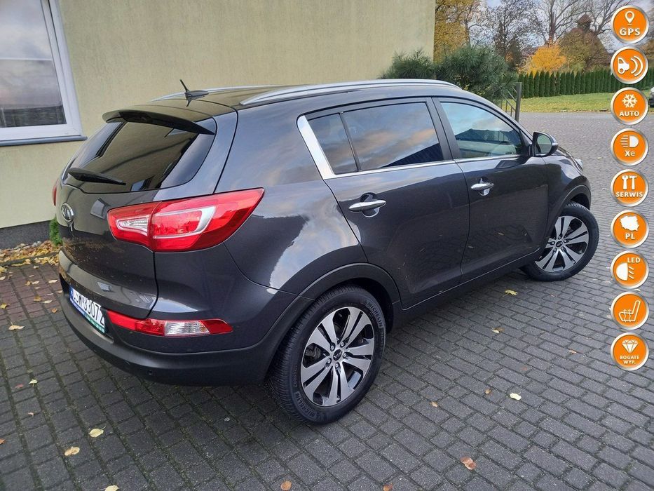 Kia Sportage 1.7Crdi Skory 4xGrzane Fotele Bi-Xenony Duża Navi Keyles-Go Full Opcja