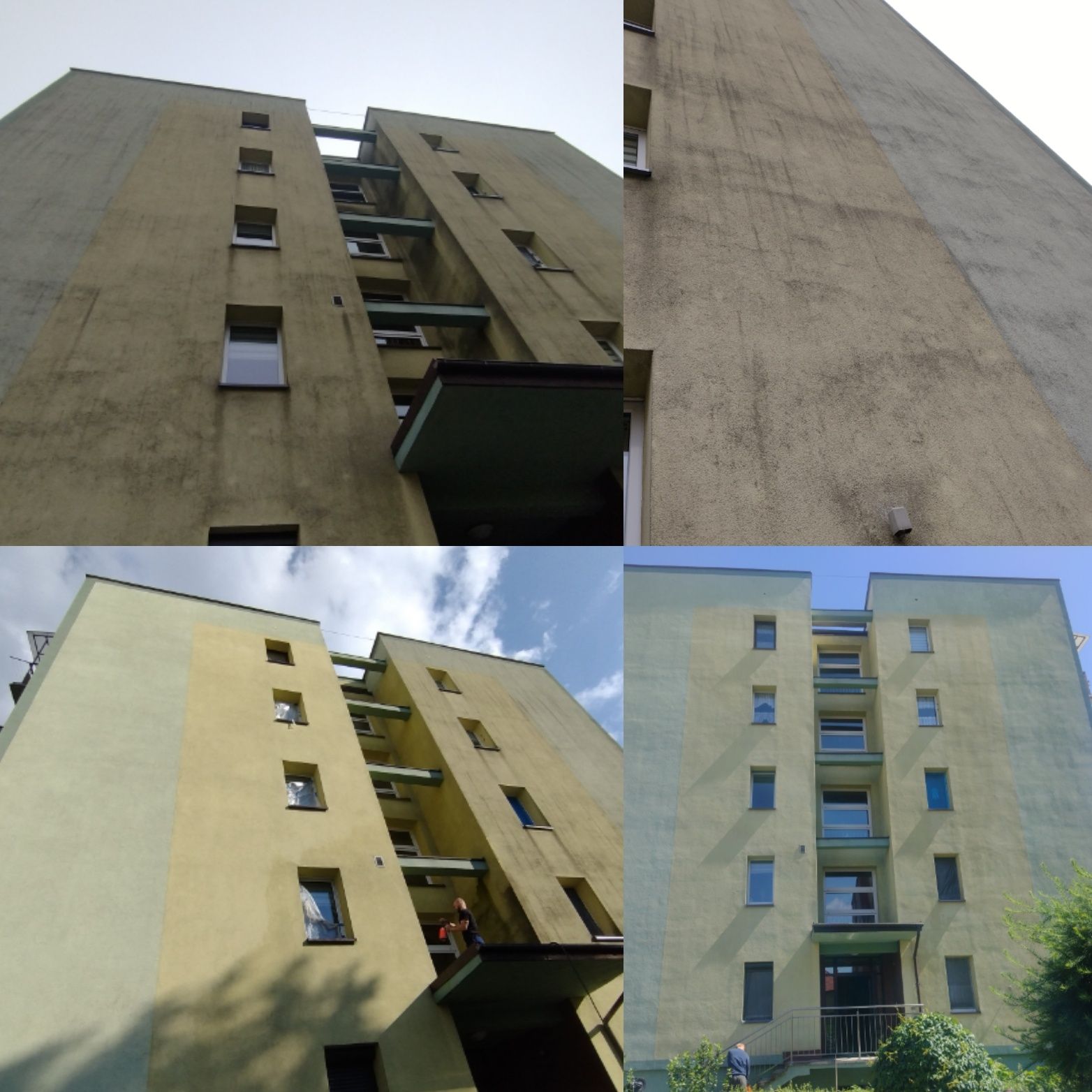 Czyszczenie i mycie elewacji, kostki brukowej,  usuwanie graffiti