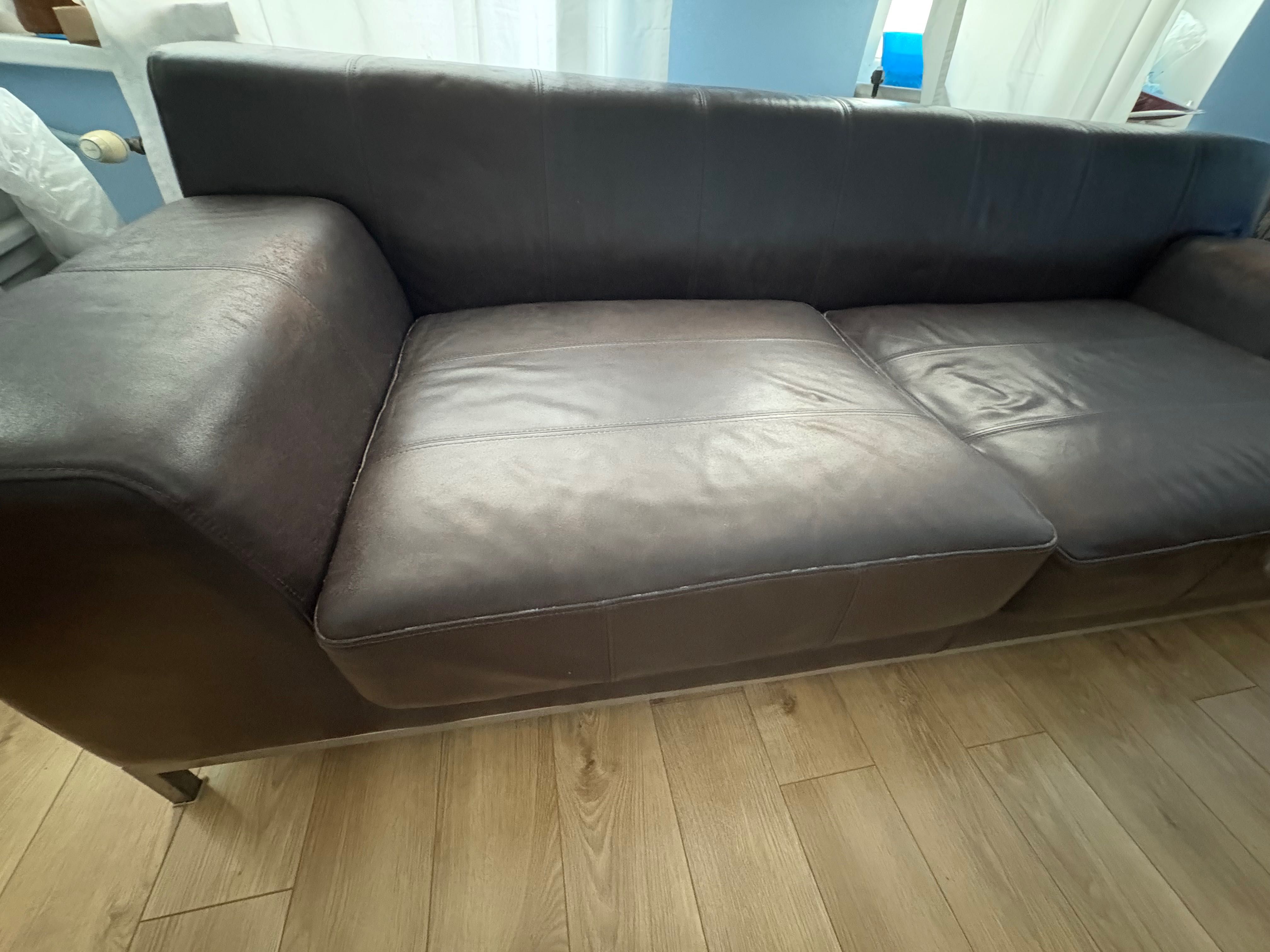 Sofa Ikea 2,2x0,8 skorzana