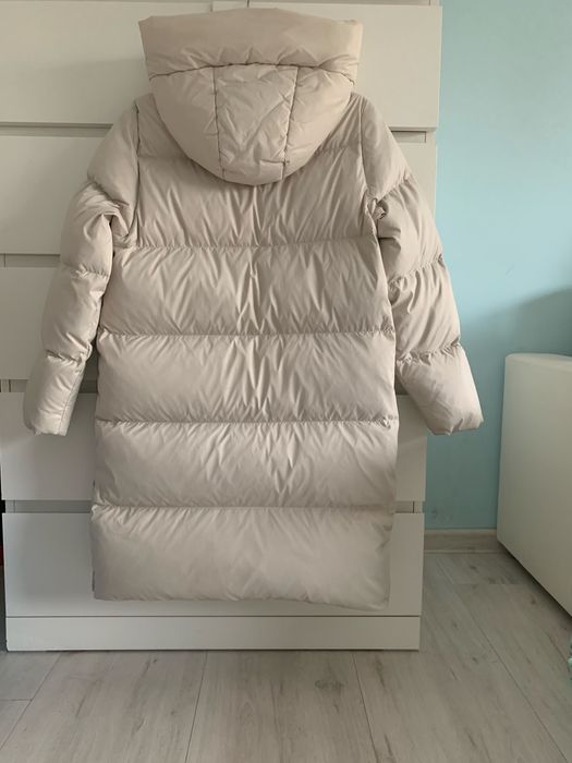 Płaszcz puchowy Zara zimowy kurtka zimowa XS/S