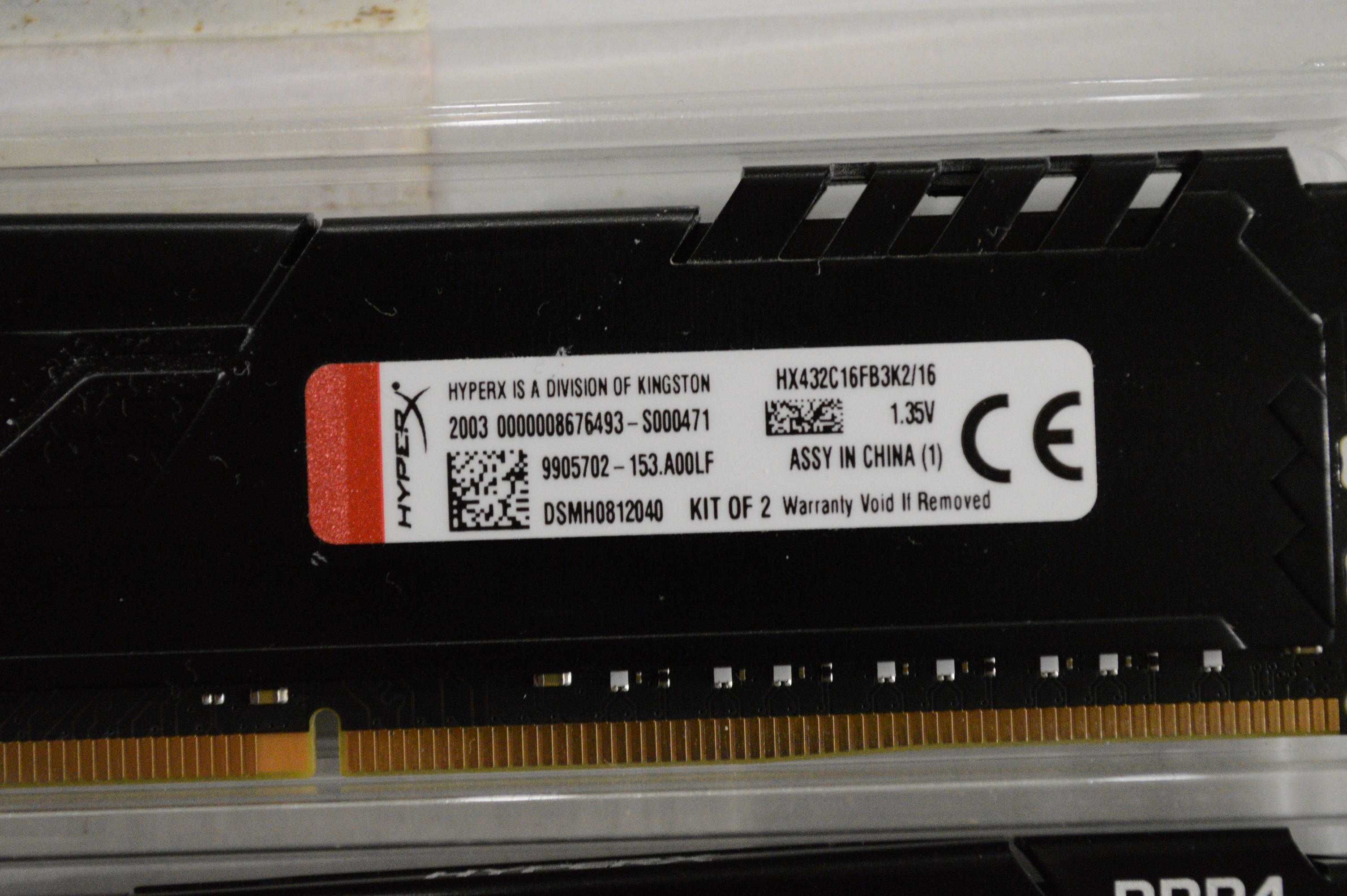 Kingston Fury DDR4 16GB(2X8) оперативная память