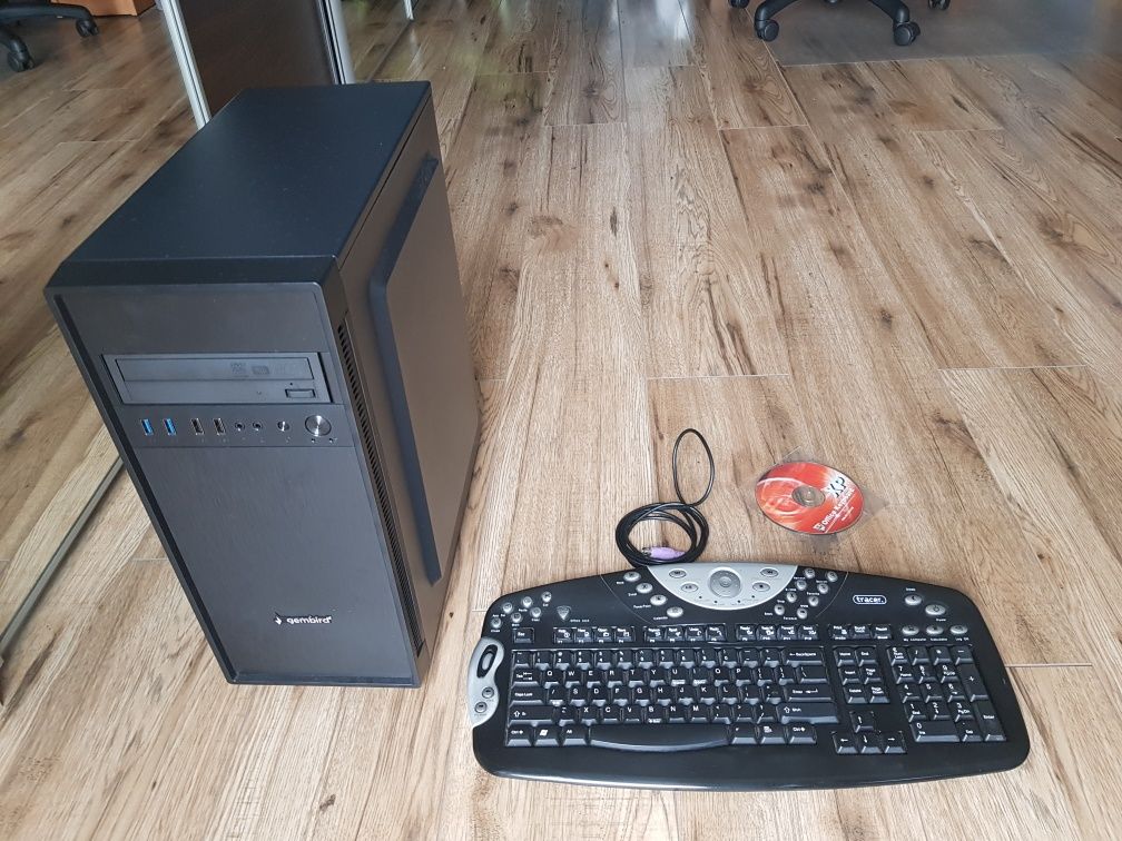 Komputer PC, i3, DDR4-8gb, GF GT1030, klawiatura