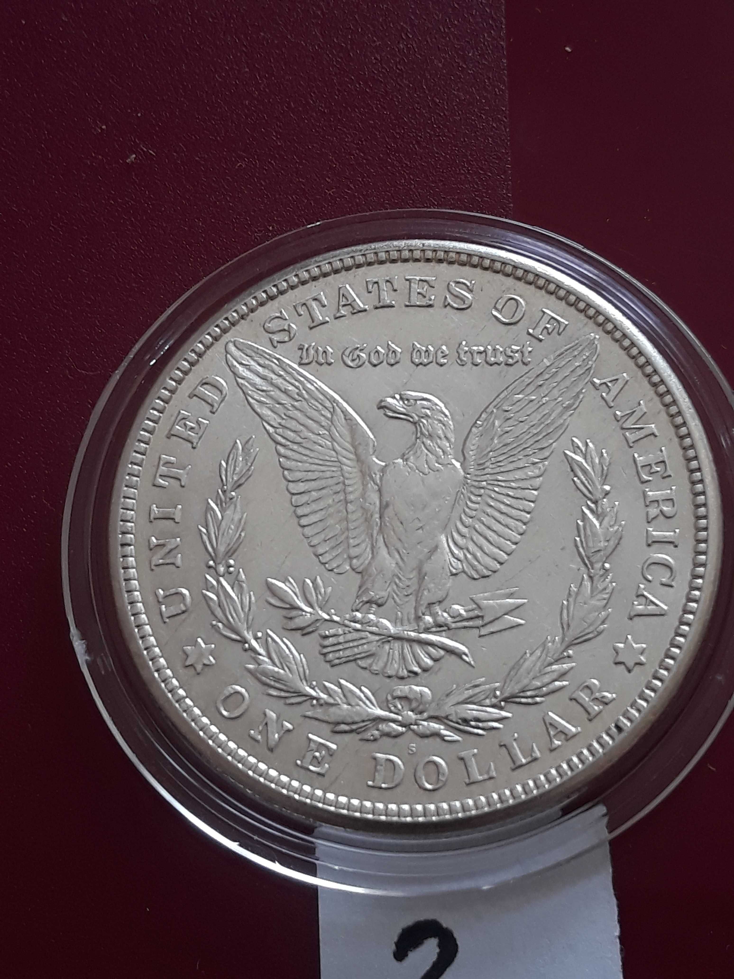 1 Dolar USA Morgan 1921 r. - mennica S - piękne - oryginalne