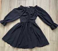 Чорна сукня з корсетом