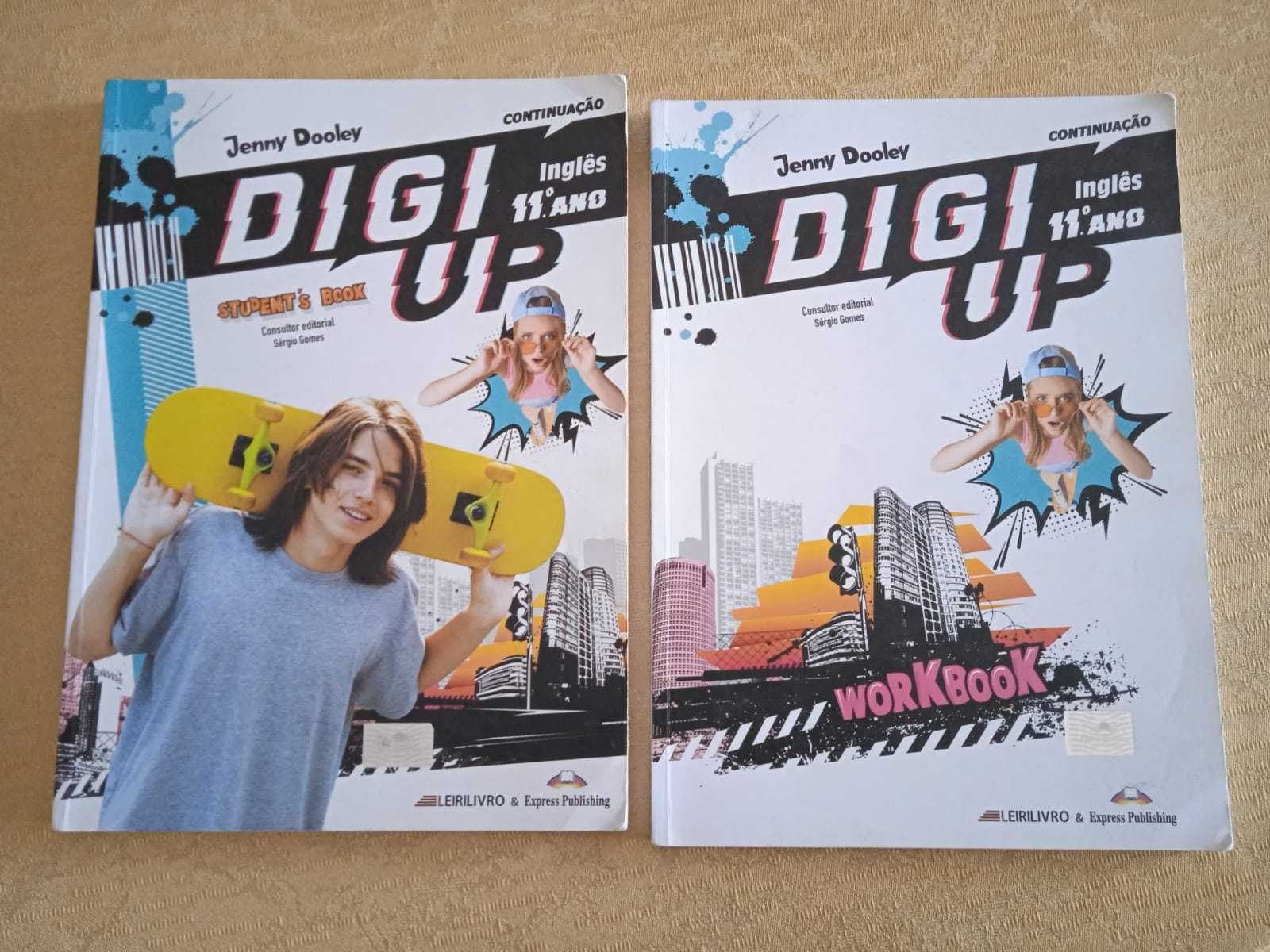 DIGI UP - inglês -  11.º ANO (como novo/novo)