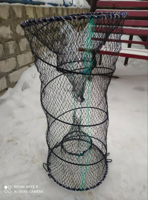 Раколовка бочка 30*60 см, пружина, рачница.