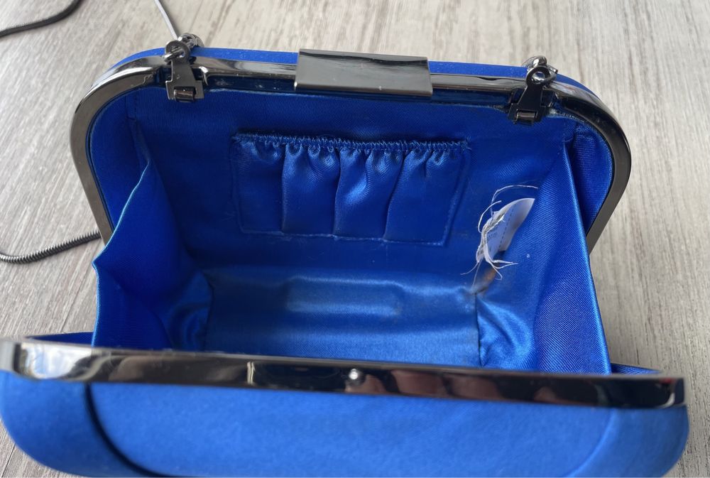 Bolsa clutch azul