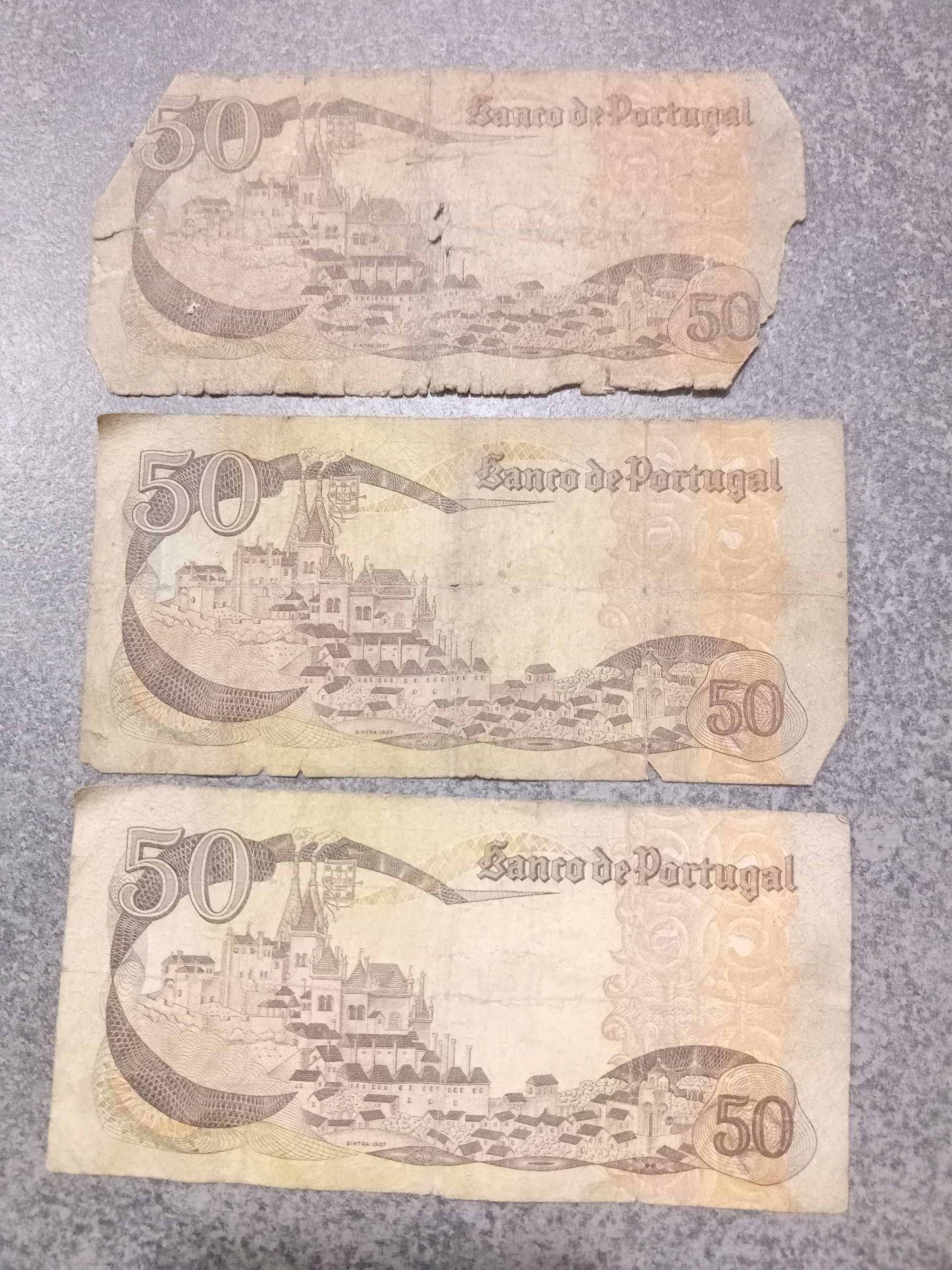Notas Antigas Coleção Dinheiro 50 Escudos Infanta D. Maria 1980