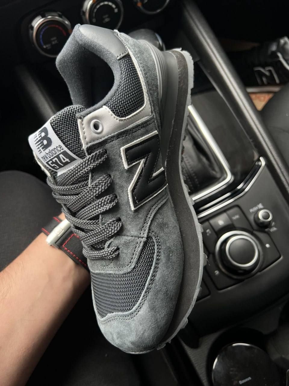 Кросівки Унісекс New Balance 574 Dark Gray & Black