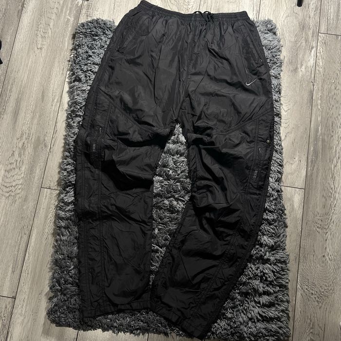 вінтажні нейлонові штани nike широкі baggy vintage найк