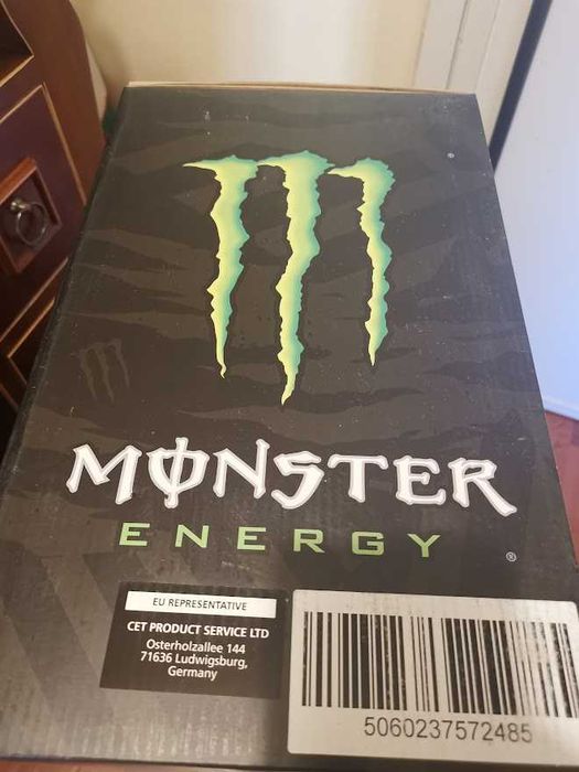 Boombox Monster Energy - Aparelhagem em Caixa - NOVA