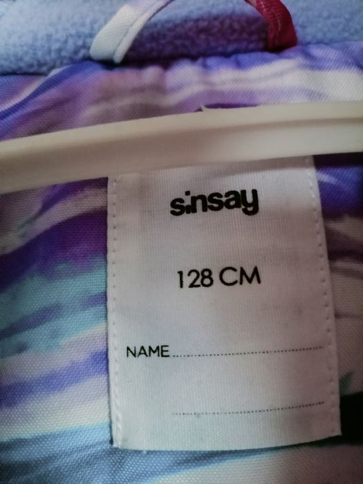 Kurtka dziewczęca zimowa Sinsay r. 128